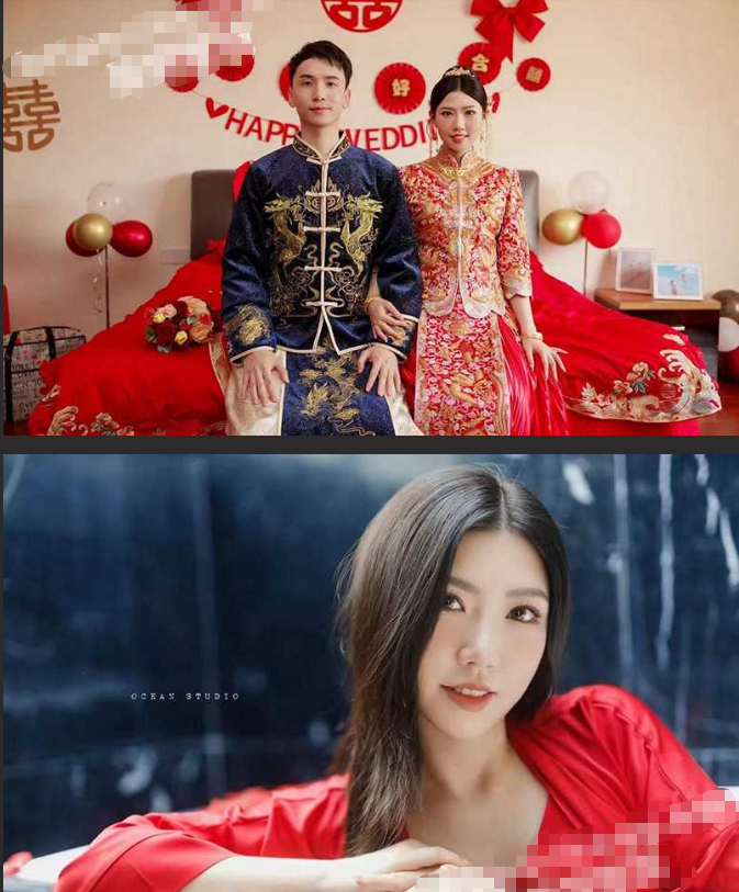 刚结婚的新娘就给老公戴绿帽 极度媚黑并出轨黑人
