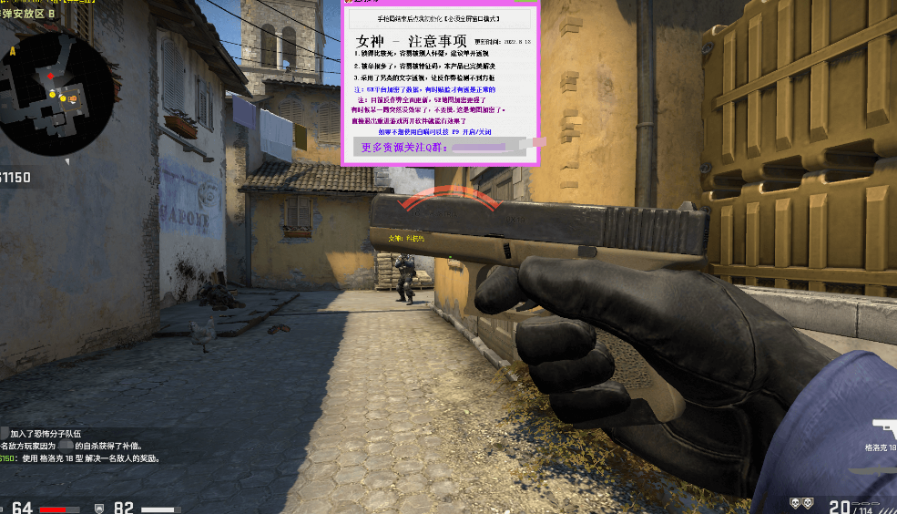 小编 CSGO·女神 - 5E专用 - 文字透视自瞄