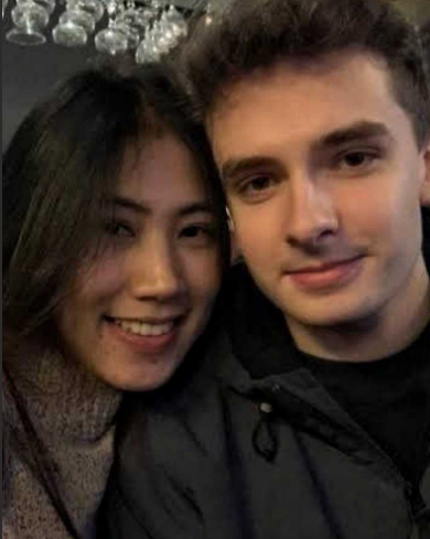 真实高颜值女留学生 与洋老外男友