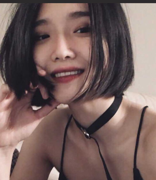 高颜值短发留学生 为洋爹