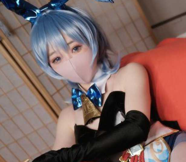 推特网红萝莉 柚子猫 Cosplay英梨梨 白丝足